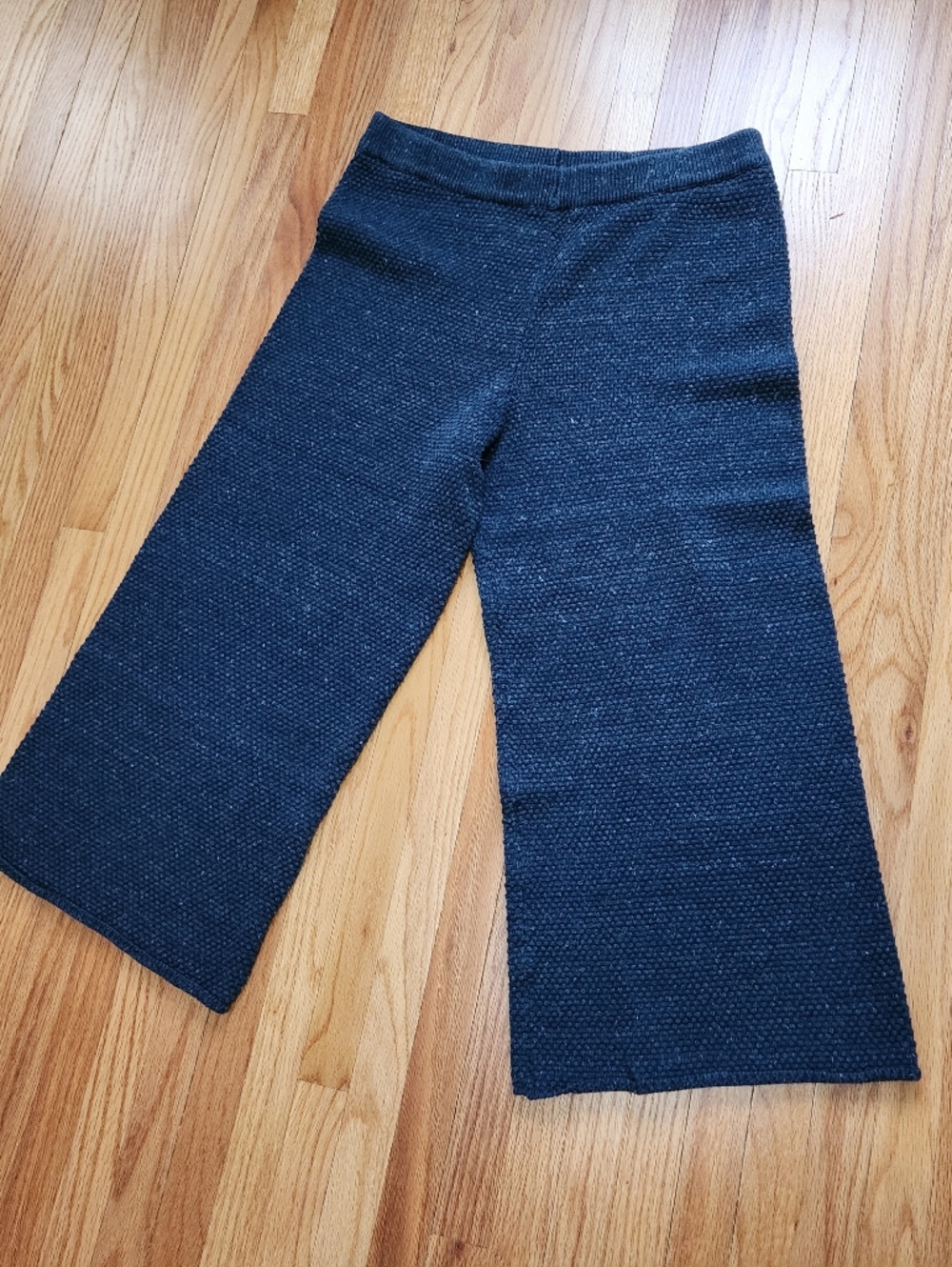 Free People Beach Knit Hailey Pants Size large navy